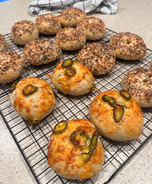Sourdough Bagels